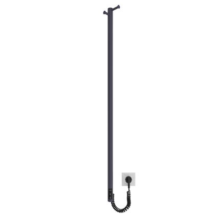 Scaldasalviette da bagno RAY 25W/230V 110x30 cm IP44 in acciaio inossidabile/antracite