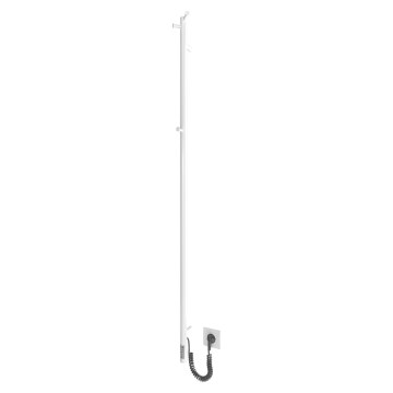 Scaldasalviette da bagno RAY 35W/230V 150x30 cm IP44 acciaio inox/bianco