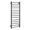 Scaldasalviette elettrico 45x132 cm 180W acciaio inox/nero