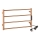 Scaldasalviette elettrico 56x37 63W acciaio inox/ramato
