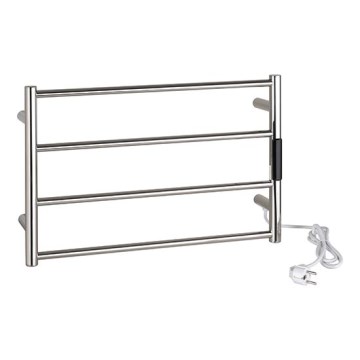 Scaldasalviette elettrico 56x37 cm 63W in acciaio inox