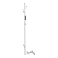 Scaldasalviette elettrico a barra per asciugamani 118 cm 30W bianco