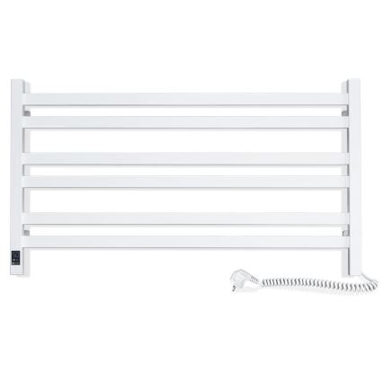 Scaldasalviette elettrico con termostato AVANGARD 181W 50x90 cm bianco destro