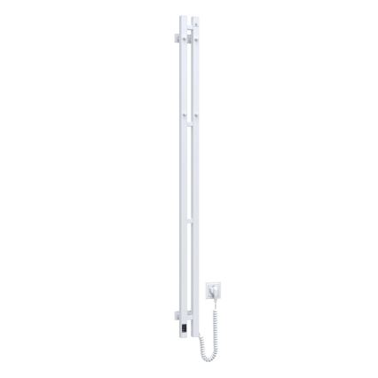 Scaldasalviette elettrico con termostato SILOUETTE 106W 150x9cm bianco lato destro