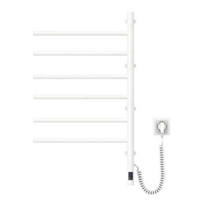 Scaldasalviette elettrico girevole con termostato ARABESQUE 105W 80x49 cm bianco