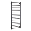 Scaldasalviette elettrico per asciugamani 60x168 cm 285W acciaio inox/nero