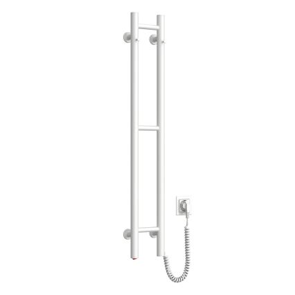 Scaldasalviette elettrico SILOUETTE 46W 100x16 cm bianco destro