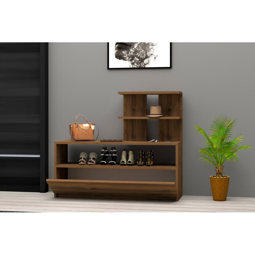 Scarpiera AIRY 45x100 cm marrone