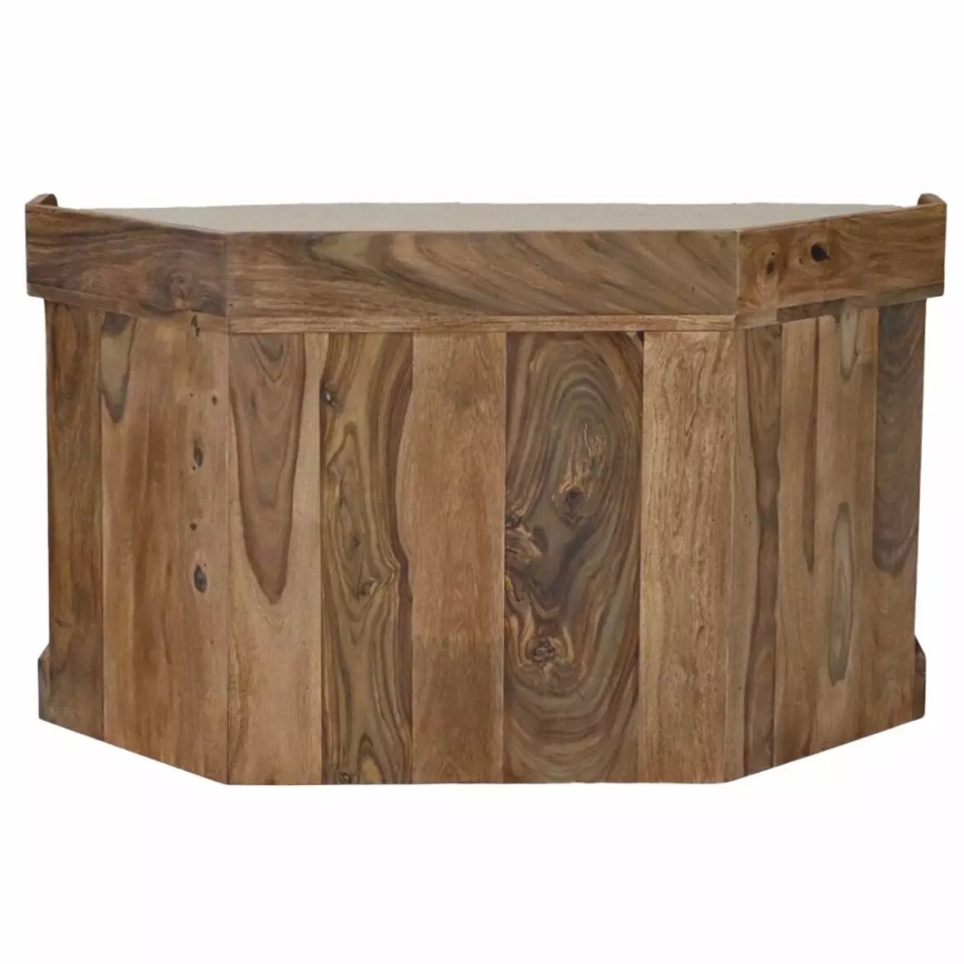 Scarpiera angolare RAMI 60x105 cm legno solido/palissandro