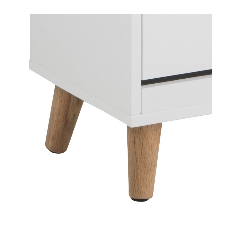 Scarpiera con 3 cassetti CARLY bianco