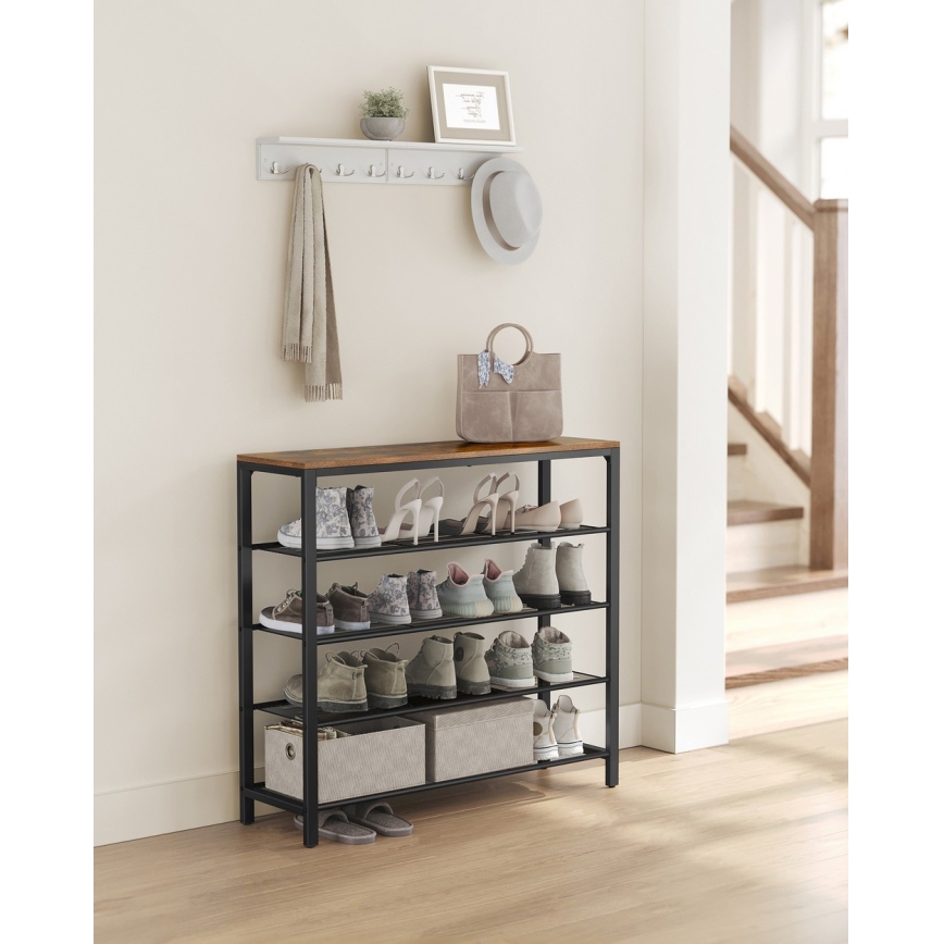 Scarpiera DAVOR marrone/nera