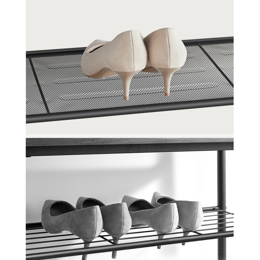 Scarpiera DAVOR marrone/nera
