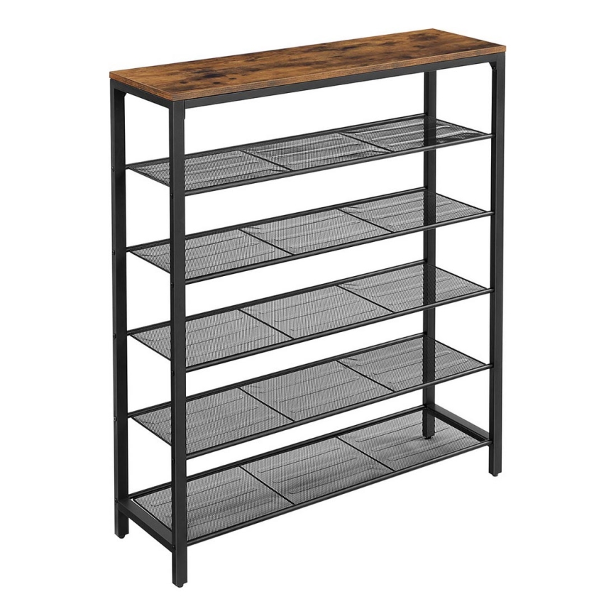 Scarpiera DAVOR marrone/nera