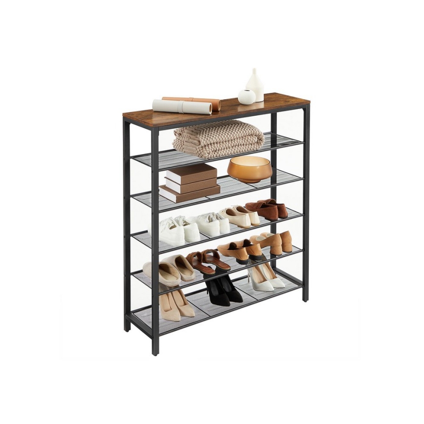 Scarpiera DAVOR marrone/nera