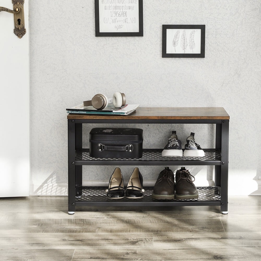 Scarpiera DAVOR marrone/nero