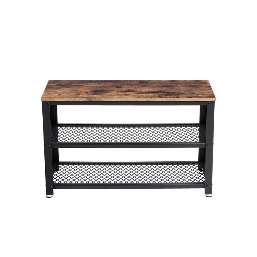 Scarpiera DAVOR marrone/nero