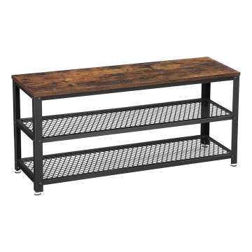 Scarpiera DAVOR marrone/nero