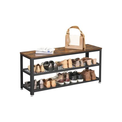 Scarpiera DAVOR marrone/nero