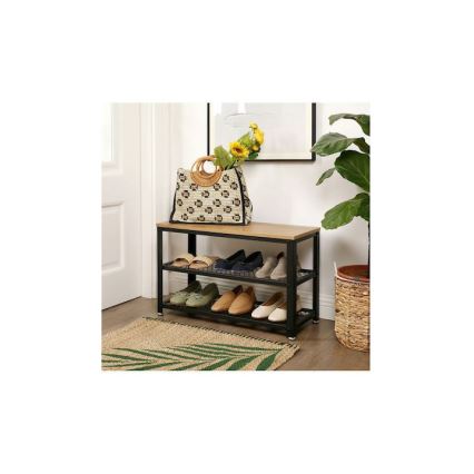 Scarpiera DAVOR marrone/nero