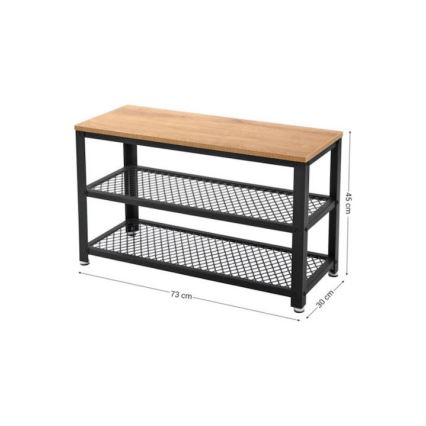 Scarpiera DAVOR marrone/nero