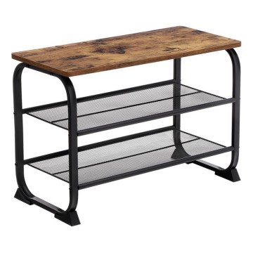 Scarpiera DAVOR marrone/nero