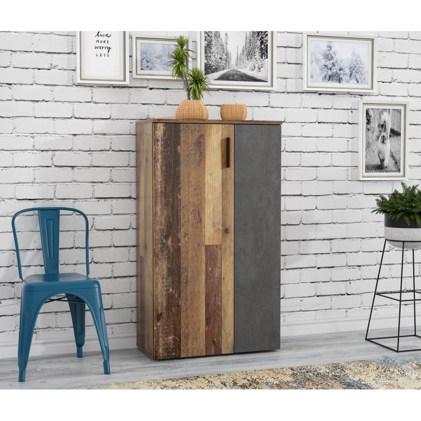 Scarpiera ETON marrone/antracite