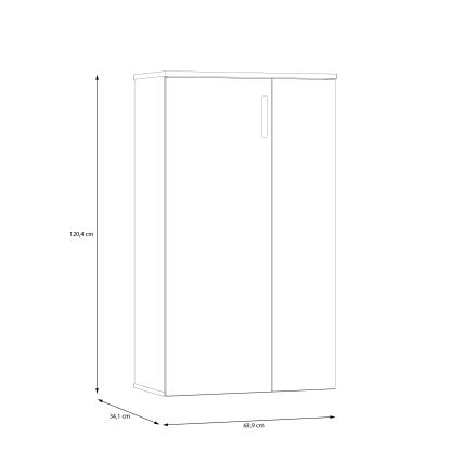 Scarpiera ETON rovere artisan