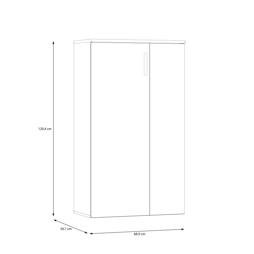 Scarpiera ETON rovere artisan