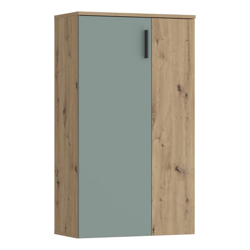Scarpiera ETON rovere artisan/verde
