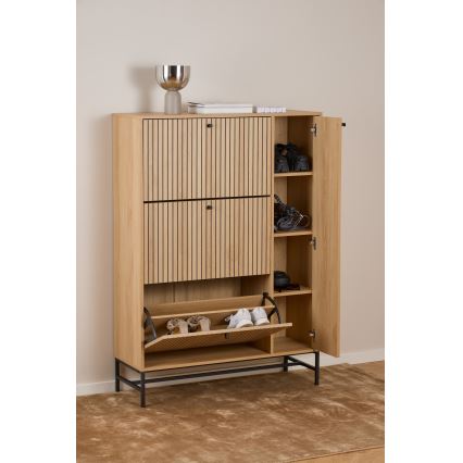 Scarpiera OLIVIA 99x140x35 cm rovere
