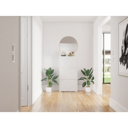 Scarpiera PIGO bianca