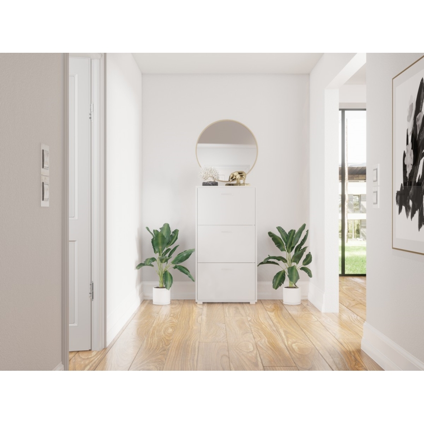 Scarpiera PIGO bianca