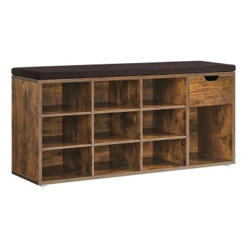 Scarpiera VOREN marrone/nera