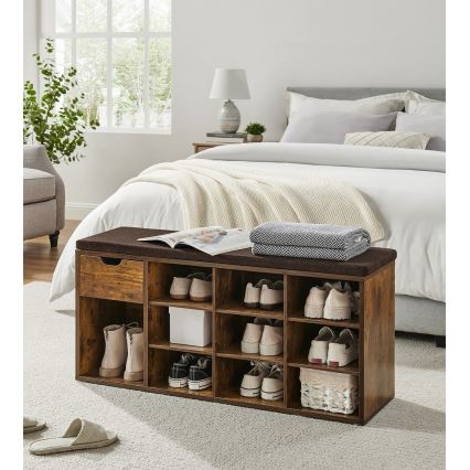 Scarpiera VOREN marrone/nera