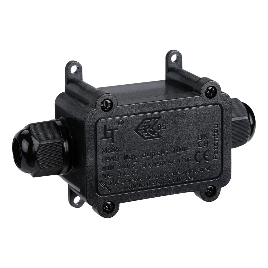 Scatola di giunzione impermeabile 24A/230V IP68