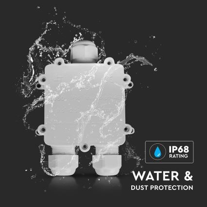 Scatola di giunzione impermeabile IP68 bianco