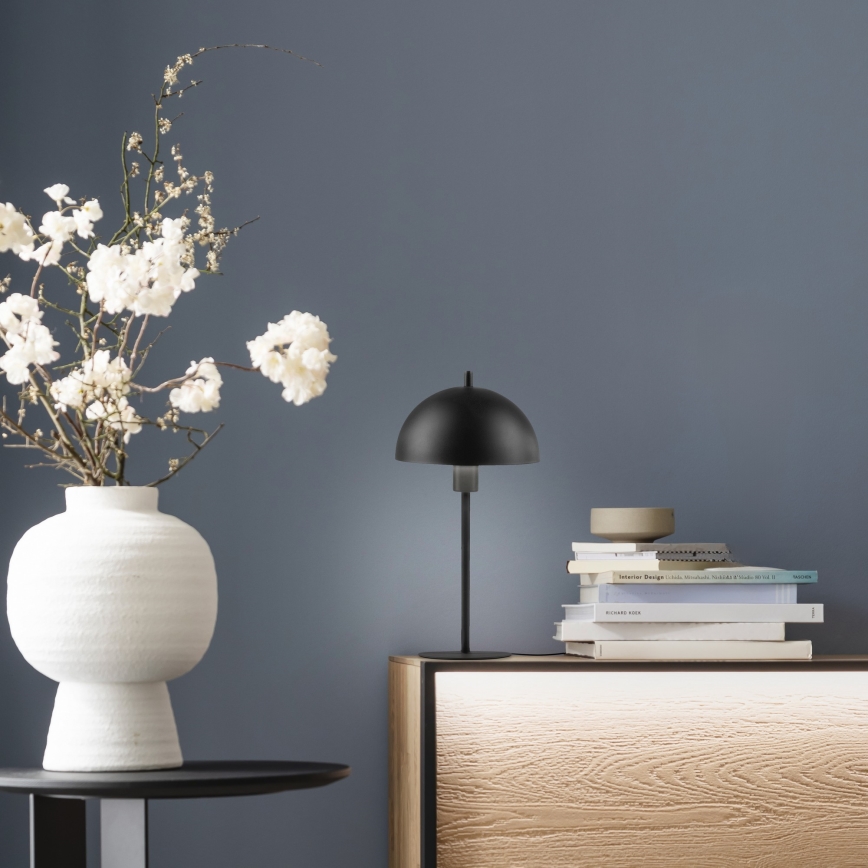 Schöner Wohnen 11726-18 - Lampada da tavolo ALI 1xE14/15W/230V nera