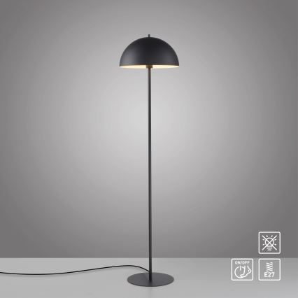 Schöner Wohnen 11727-18 - Lampada da terra ALI 1xE27/25W/230V nero