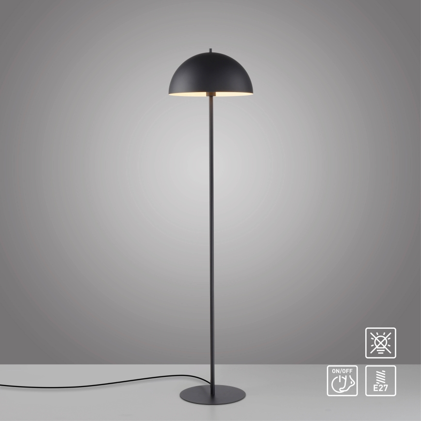Schöner Wohnen 11727-18 - Lampada da terra ALI 1xE27/25W/230V nero