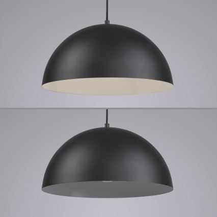 Schöner Wohnen 11728-18 - Lampada a sospensione ALI su cavo 1xE27/25W/230V Ø 38 cm nero