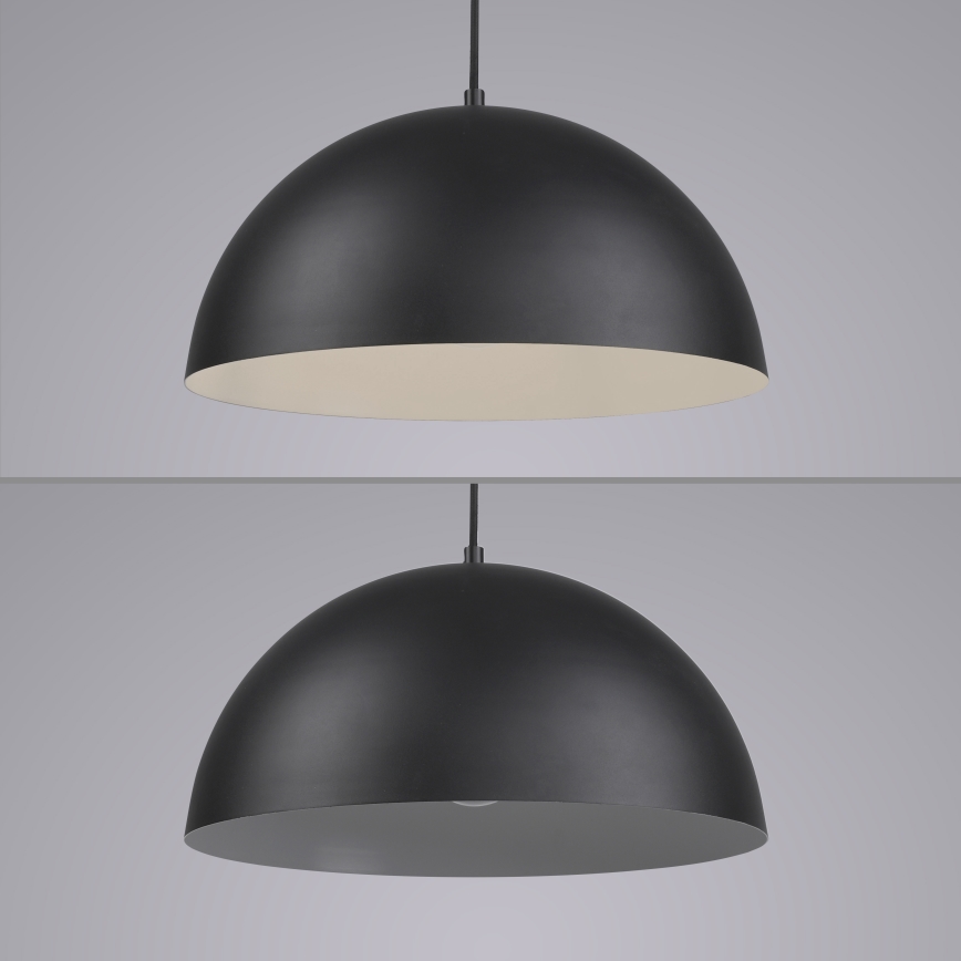 Schöner Wohnen 11728-18 - Lampada a sospensione ALI su cavo 1xE27/25W/230V Ø 38 cm nero