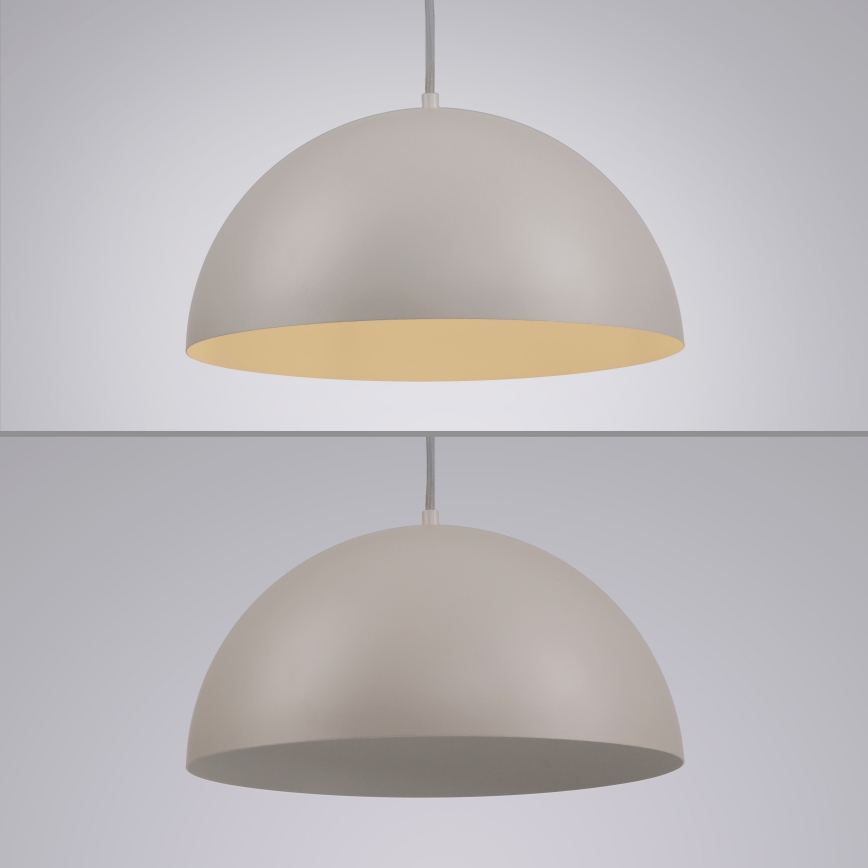 Schöner Wohnen 11728-39 - Lampadario a sospensione ALI con cavo, 1xE27/25W/230V, Ø 38 cm, grigio