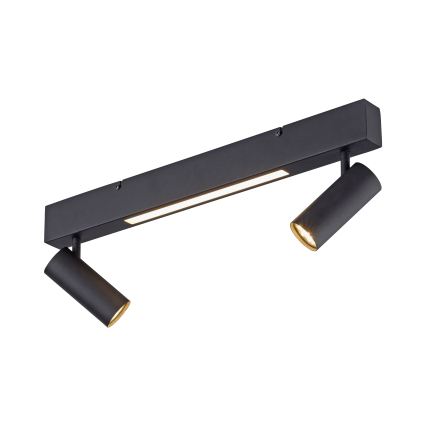 Schöner Wohnen 11793-18 - Faretto LED DANTE 2xGU10/10W/230V + LED/7,2W nero