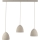 Schöner Wohnen 12541-42 - Lampada a sospensione su cavo TRAVENTA 3xE27/40W/230V in cemento