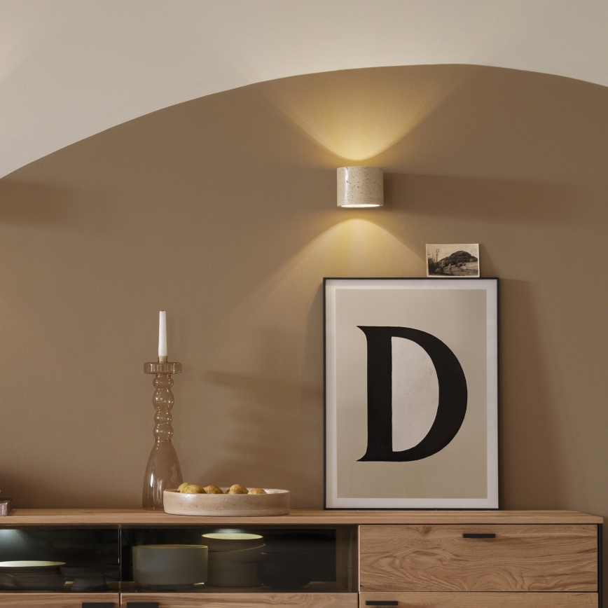 Schöner Wohnen 12542-42 - Lampada da parete TRAVENTA 1xG9/10W/230V in cemento