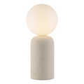 Schöner Wohnen 12543-42 - Lampada da tavolo TRAVENTA 1xG9/10W/230V cemento