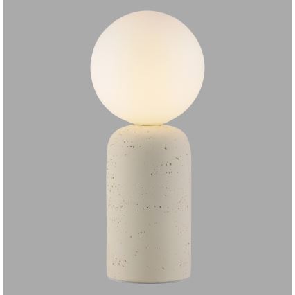 Schöner Wohnen 12543-42 - Lampada da tavolo TRAVENTA 1xG9/10W/230V cemento