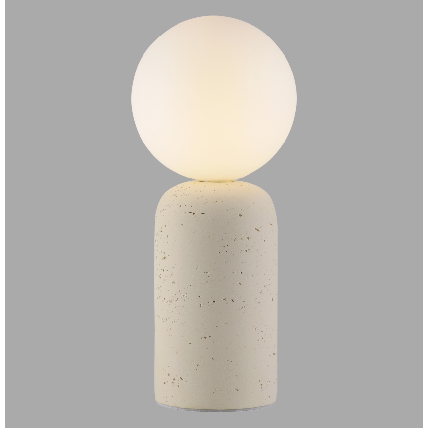 Schöner Wohnen 12543-42 - Lampada da tavolo TRAVENTA 1xG9/10W/230V cemento