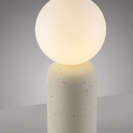 Schöner Wohnen 12543-42 - Lampada da tavolo TRAVENTA 1xG9/10W/230V cemento