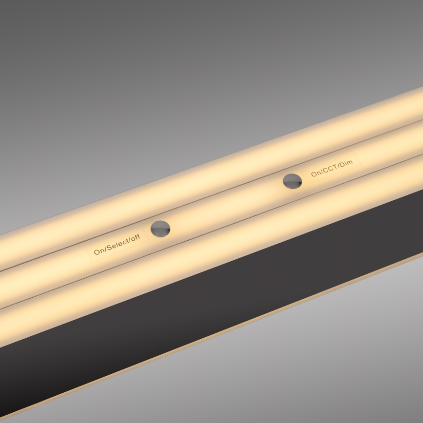 Schöner Wohnen 12577-18 - Lampadario LED dimmerabile a sospensione con cavo ADRIANA ROUND 2xLED/24W/230V 2700/3000/3500/4000/5000K 160 cm nero